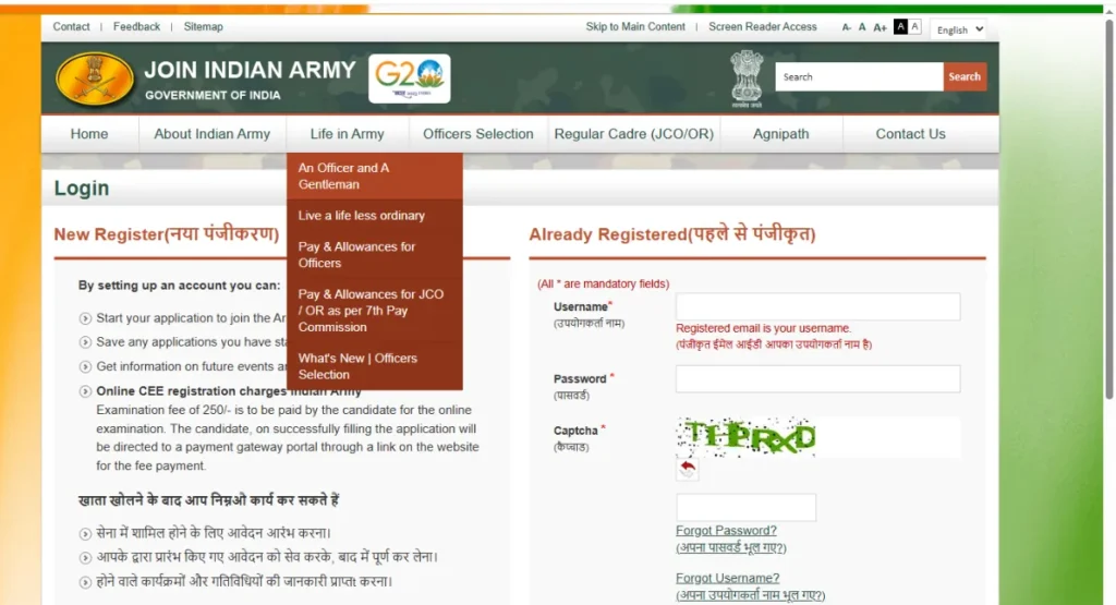INDIAN ARMY AGNIVEER RECRUITMENT 2026