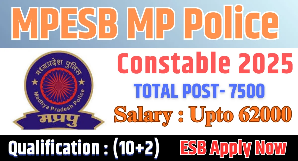 MPESB MP Police Constable 2025