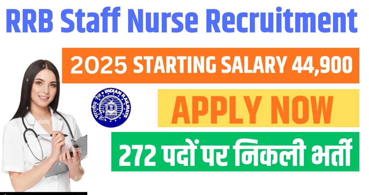 RRB Staff Nurse Recruitment 2025