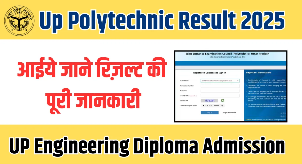 Up Polytechnic Result 2025