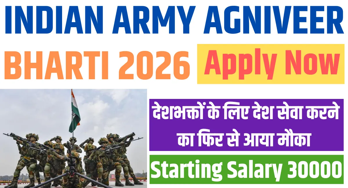 INDIAN ARMY AGNIVEER BHARTI 2026
